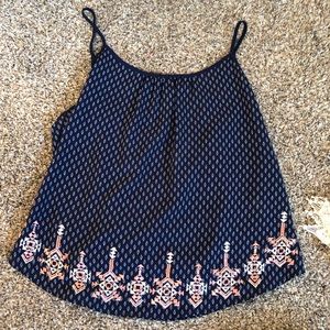 Patterned tank top